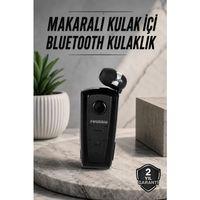Tüm Telefonlara Uyumlu Mikrofonlu Titreşimli Makaralı Bluetooth Kulakiçi Kulaklık