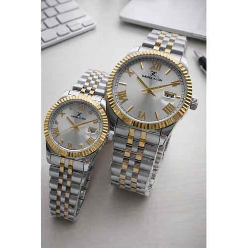 Daniel Klein Çiftlere Ve Sevgililere Özel 5 Atm 2 Yıl Garantili Bay Ve Bayan Çift Saati CF.00M4