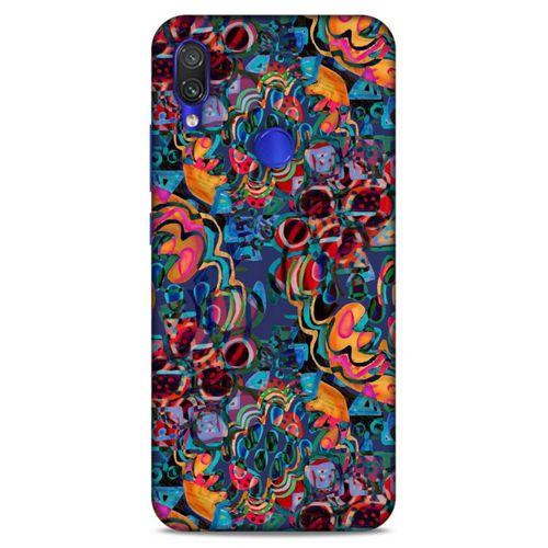 Lopard Xiaomi Redmi Note 7 Pro Uyumlu Kılıf Soyut Sanat (28) Desenli Arka Kapak