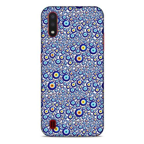 Nazarium (50) Desenli Silikon Kapak Samsung Galaxy A01 Kılıf
