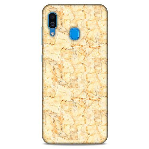Mermer Desenli (49) Tema Ultra Silikon Kılıf Gold Samsung Galaxy A30 Kılıf