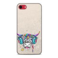 Animax DJ İnek Apple iPhone SE 2020 Kılıf Desenli Silikon