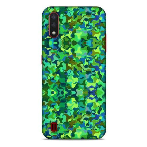 Kamuflaj 38 Samsung Galaxy A01 Kılıf Silikon Kapak