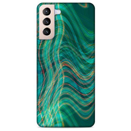 Samsung Galaxy S21 Plus Uyumlu Kılıf Yeşil Delisi (8) Baskılı Kılıf Zümrüt yeşili