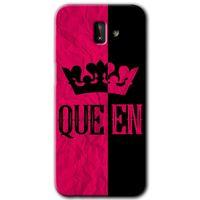 Samsung Galaxy J6 Plus HD Baskılı Kılıf + 9D Tam Ekran Koruyucu - Queen