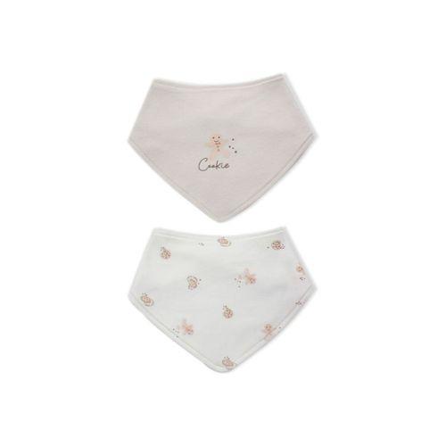 Bistyle Bistyle 2li Fular Cookies Make Happy 60121 Ekru