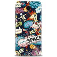 Xiaomi Redmi 5 Plus Kılıf HD Baskılı Kılıf - Space + Tam Ekran Koruyucu
