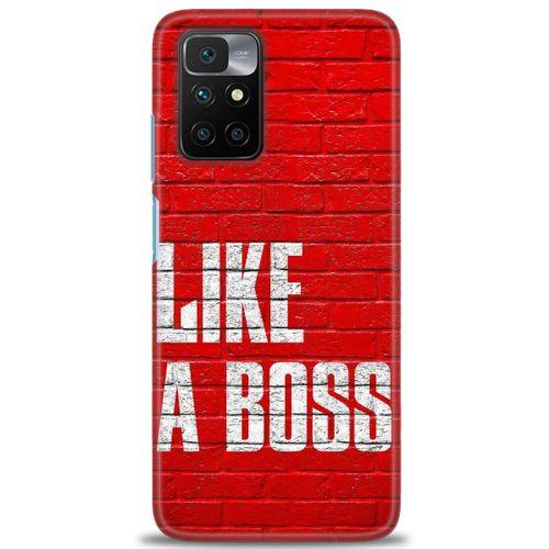 Xiaomi Redmi 10 Kılıf HD Baskılı Kılıf - Like a Boss + Tam Ekran Koruyucu