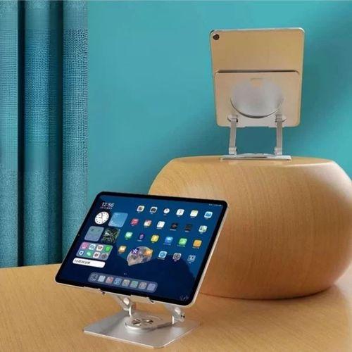 360 Derece Dönebilen Yükseltilmiş Masaüstü Ayarlanabilir Metal Tablet Standı