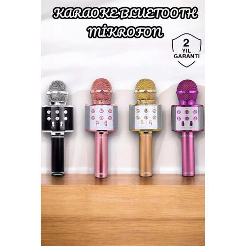 Şarjlı Ve Uzun Pil Ömürlü Karaoke Mikrofon Usb Bellek Destekli, Profesyonel Ses