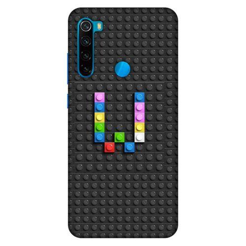 Lopard Xiaomi Redmi Note 8 Uyumlu Kılıf BloX (39) Liquid Crystal Kılıf W Harfi