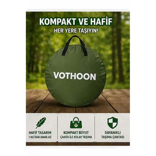 Otomatik Kabin Giyinme Çadırı 120x120x190 Cm Üst H.alandırma Yan Pencereli Duş & Wc Çadırı