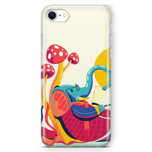 Apple iPhone SE 2020 Kılıf Entel Fil Arka Kapak Koruma Desenli Full Koruyucu