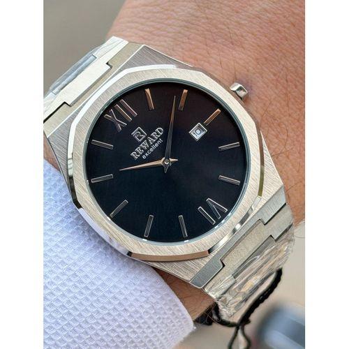 Reward Çelik Kordon 5 Atm Suya Dayanıklı Takvimli Kadran 2 Yıl Garantili Erkek Kol Saati FT.GL.M03.1