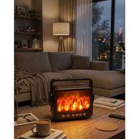 Şömine Efektli Bluetooth Hoparlör Fm Radyo Usb Tf Kart Destekli Kablosuz Müzik Çalar