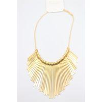 Metal Çubuk Kolye - Altın