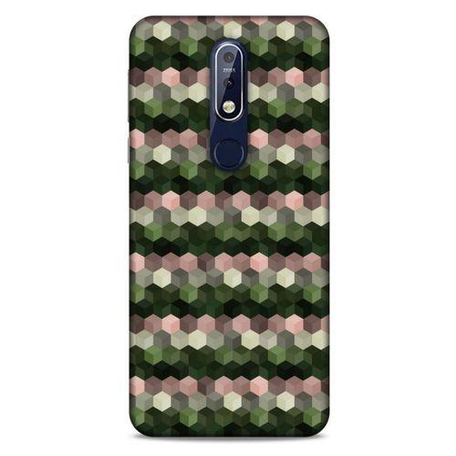 Kamuflaj 44 Nokia 7.1 Kılıf Silikon Kapak
