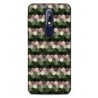 Kamuflaj 44 Nokia 7.1 Kılıf Silikon Kapak