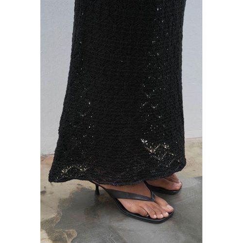 Afro Ajurlu Maksi Elbise 2796