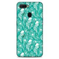 Oppo Ax7 Kılıf Desenli Özel Seri Tüyler (45) Liquid Air Kılıf