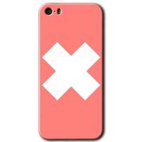 MRCİLETİSİM iPhone 5s Kılıf HD Desen Baskılı Arka Kapak + Temperli Cam - Close