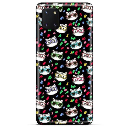 Lopard Huawei Y5P Uyumlu Kılıf Kediler (26) Tpu Silikon Kılıf Karışık Renkli