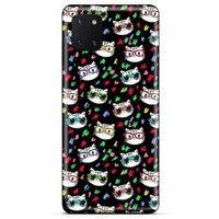 Lopard Huawei Y5P Uyumlu Kılıf Kediler (26) Tpu Silikon Kılıf Karışık Renkli