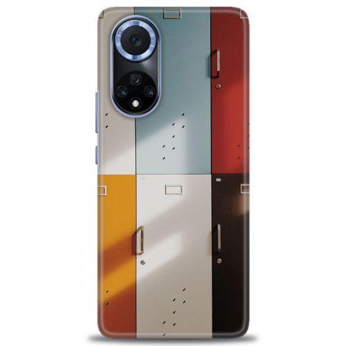 Huawei Nova 9 Kılıf HD Baskılı Kılıf - Renkli Kapılar + Tam Ekran Koruyucu