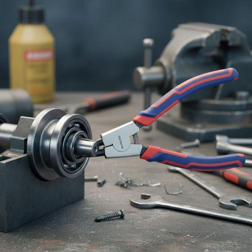 WORKPRO WP231150 180MM Cr-V Düz Yaylı Profesyonel Dış Segman Pensesi