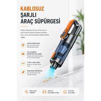Yüksek Emiş Güçlü Taşınabilir Araç Süpürgesi
