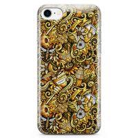 Apple iPhone 7 Kılıf Honey Doodle Arka Kapak Koruma Desenli Full Koruyucu