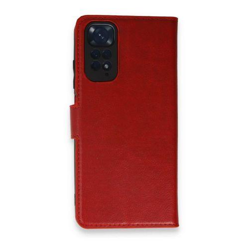 Newface Xiaomi Redmi Note 11 Pro Kılıf Trend S Plus Kapaklı Kılıf - Kırmızı