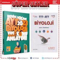 Benim Hocam 2023 AYT Biyoloji Video Destekli Konu Anlatımı ve Limit Soru Bankası Seti 2 Kitap