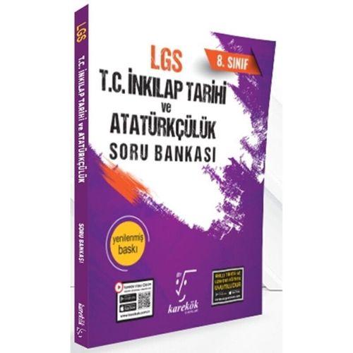 8.Sınıf LGS T.C. İnkılap Tarihi ve Atatürkçülük Soru Bankası Karekök Yayınları