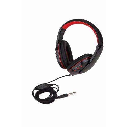 Kulaklığı Kulak Üstü Kablolu Stereo Mikrofonlu Yumuşak Kulak Yastığı