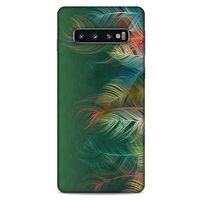 Samsung Galaxy S10 Kılıf Desenli Özel Seri Tüyler (31) TPU Kılıf