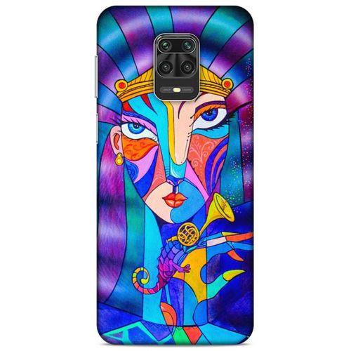 Lopard Xiaomi Redmi Note 9S Uyumlu Kılıf Sürreal Yüzler ♀ (49) Ultra Silikon Kılıf Baskılı