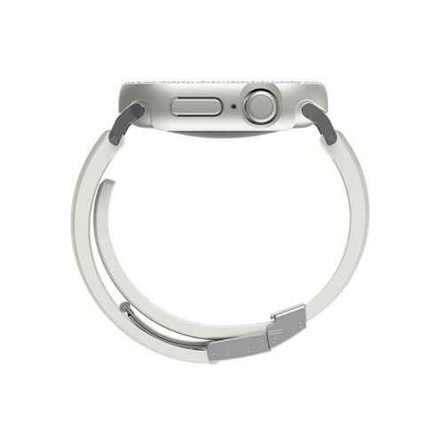 Apple Watch 10 46mm Amazingthing Gleam Fit FullGuard Taşlı Sert PC Kasa ve Ekran Koruyucu