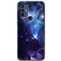 TCL 30 SE Kılıf HD Desen Baskılı Arka Kapak - Galaksi