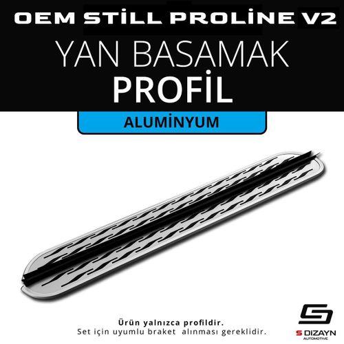 OEM Still Pro V2 Aluminyum Yan Basamak Profil 183 Cm