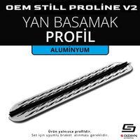 OEM Still Pro V2 Aluminyum Yan Basamak Profil 183 Cm