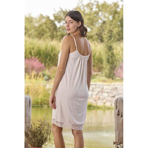 Çiçek Desenli Ve Dantelli Sabahlık Takımı