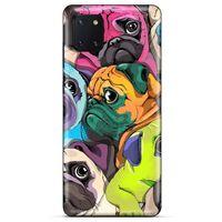 Animax Portre Pugs Huawei Y5P Kılıf Desenli Silikon