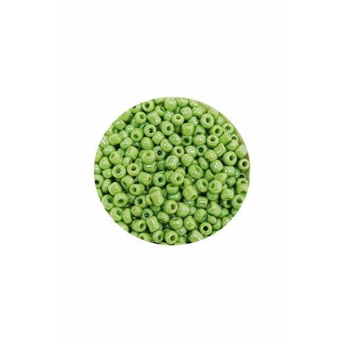 Dökme Cam Kum Boncuk (11/0) 2 mm - 60 Gram - Açık Yeşil - BNC038
