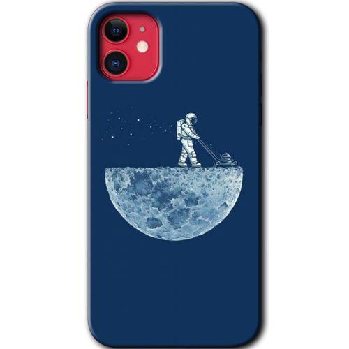 iPhone 11 Kılıf HD Desen Baskılı Arka Kapak - Uzay İşçisi
