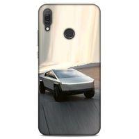 Lopard Huawei Y9 2019 Uyumlu Kılıf PickUpX (17) Tasarım Kılıf Gümüş Gri