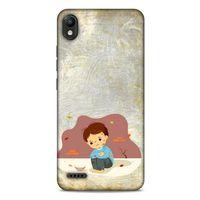 LG K20 2019 Kılıf Depresyon (10) Full Koruma Kılıfı Yeşil Turuncu