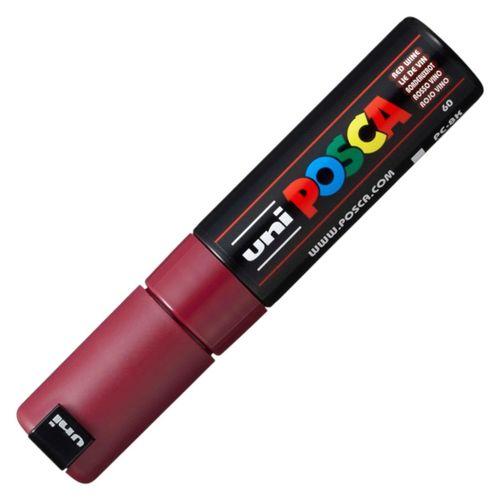 UNİBALL POSCA ( 8.0 ) SU BAZLI POSTER MARKÖRÜ ŞARAP KIRMIZI