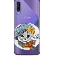 Zoologix (43) Samsung Galaxy A50s Şeffaf Kılıf Silikon Desenli