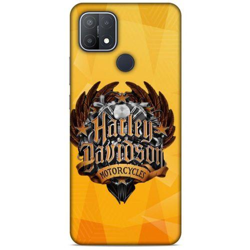 Oppo A15s Uyumlu Kılıf Motorsiklet (37) Silicone Cover Harley Davidson